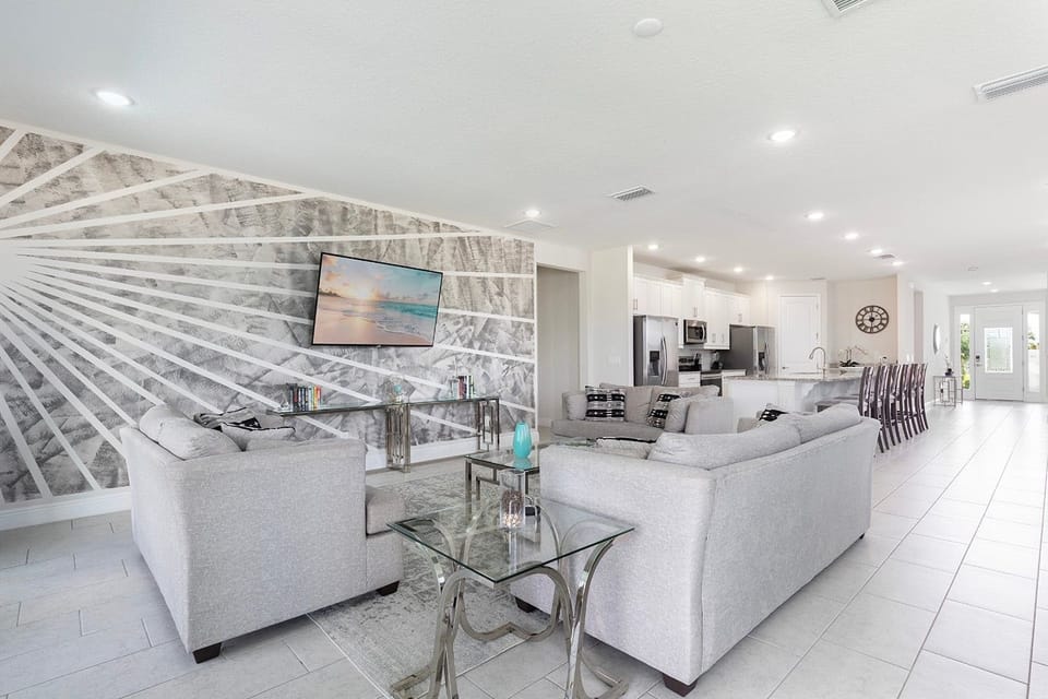 Villa, Multiple Beds, Pool View (EC355 - The Themepark Palace - HAW) | Living area