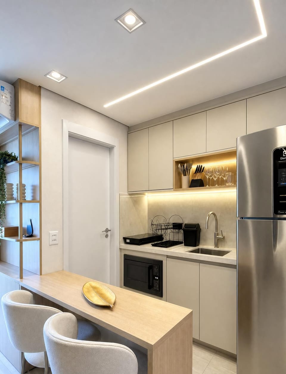 Comfort Apartment, Pool View | Private kitchen