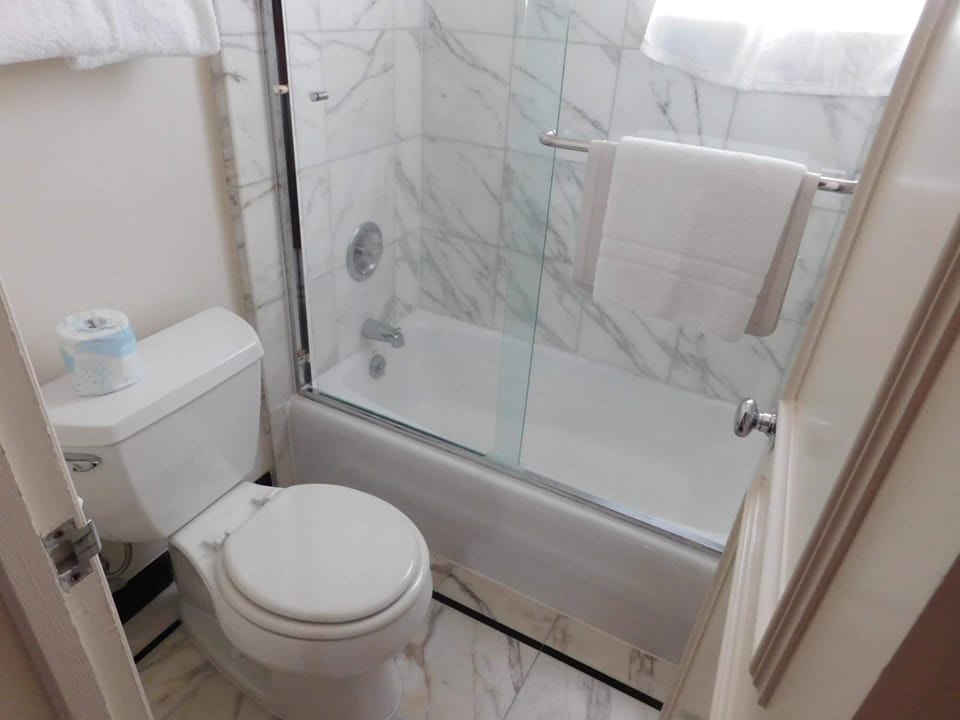 Free toiletries, hair dryer, towels