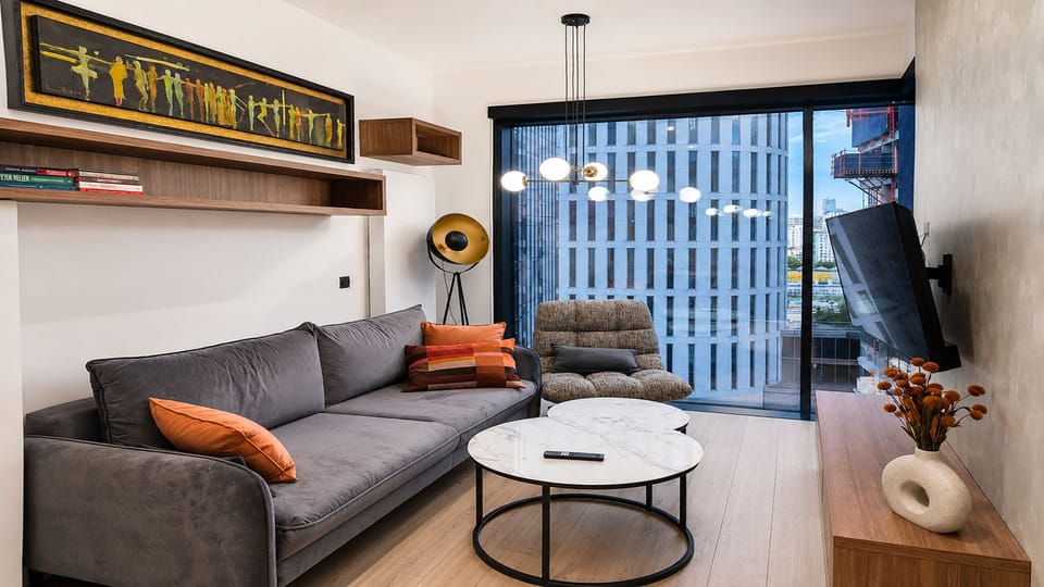 Apartment (A130) | Living area | 32-inch flat-screen TV with digital channels