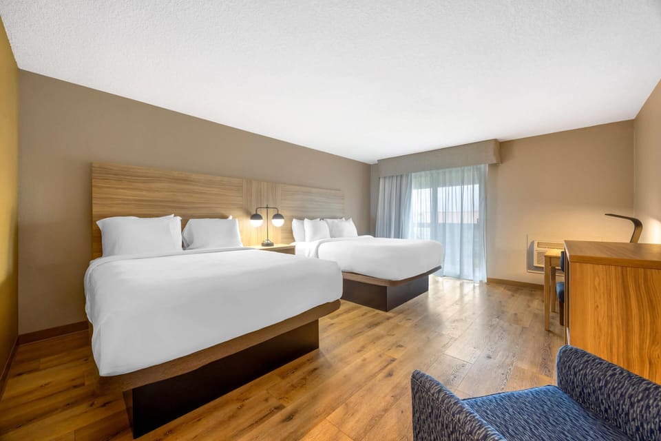 Suite, 2 Queen Beds, Non Smoking, Balcony (Efficiency, Water View) | Desk, blackout drapes, iron/ironing board, free WiFi
