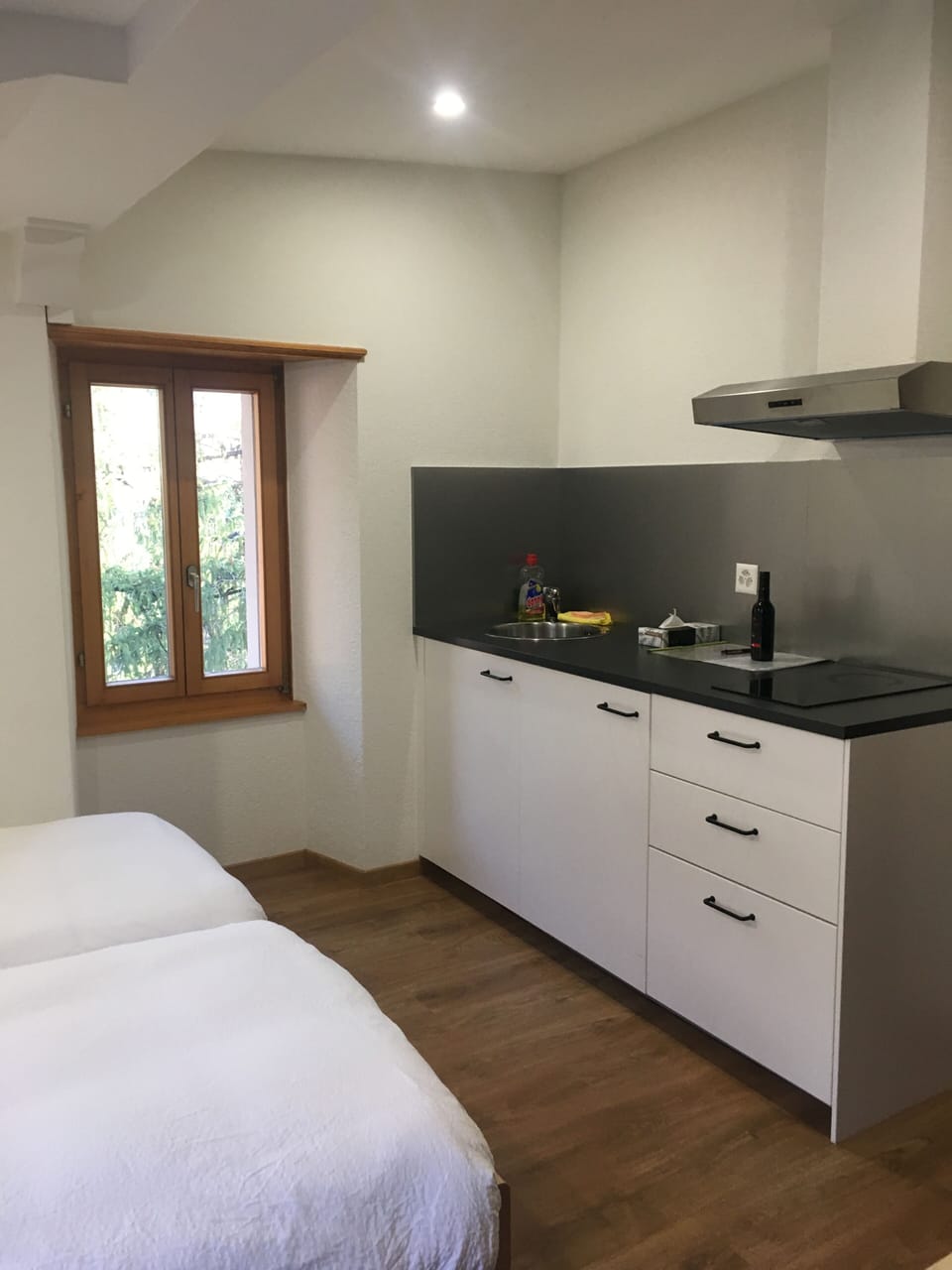 Studio | Private kitchenette | Cookware/dishes/utensils