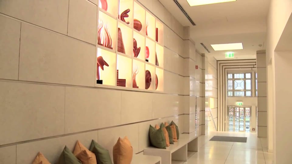 Interior entrance