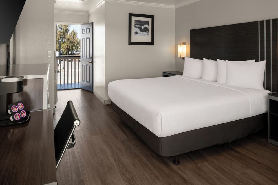 Room, 1 King Bed | Premium bedding, desk, blackout drapes, iron/ironing board
