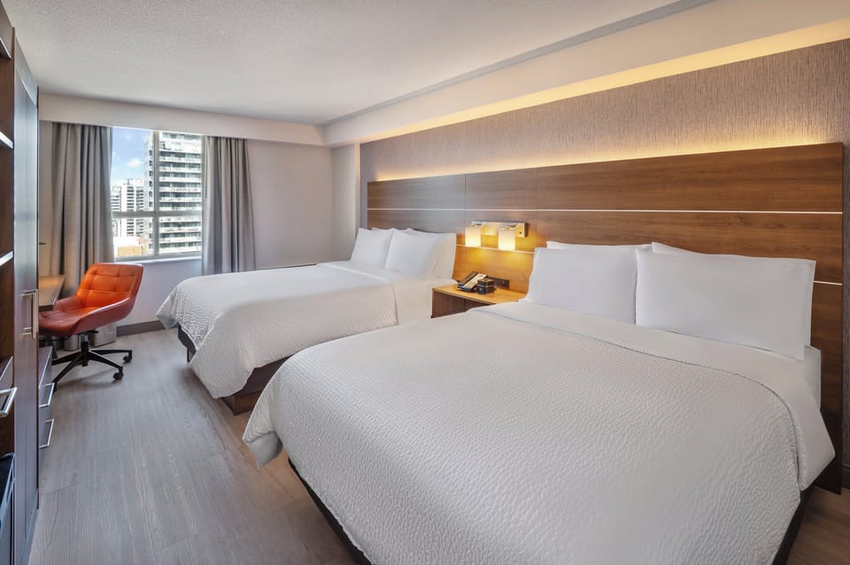 In-room safe, desk, laptop workspace, blackout drapes