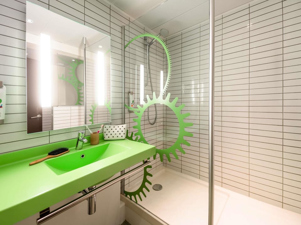 Desk, blackout drapes, soundproofing, iron/ironing board