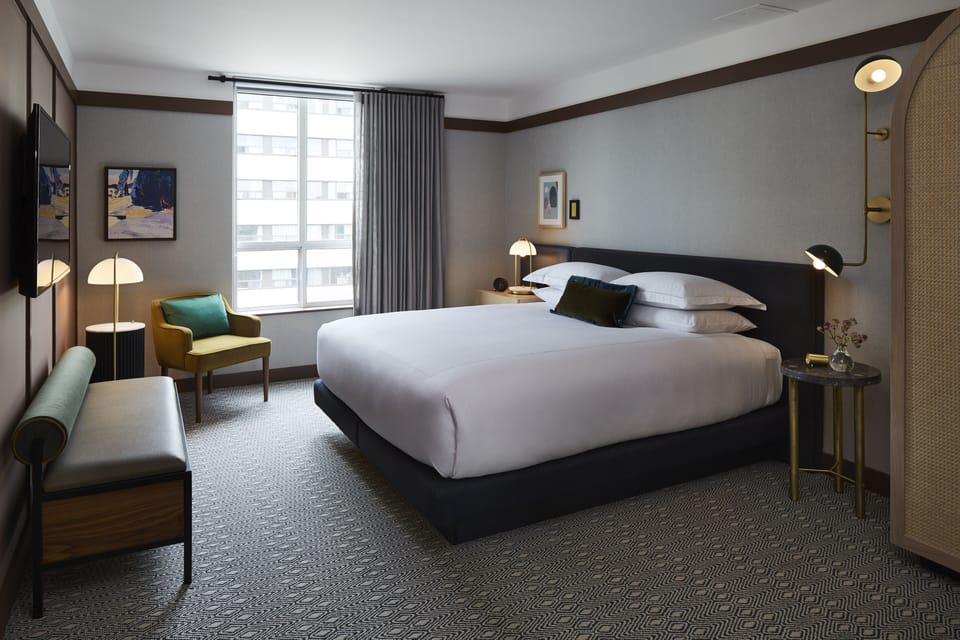 Egyptian cotton sheets, premium bedding, memory foam beds, in-room safe