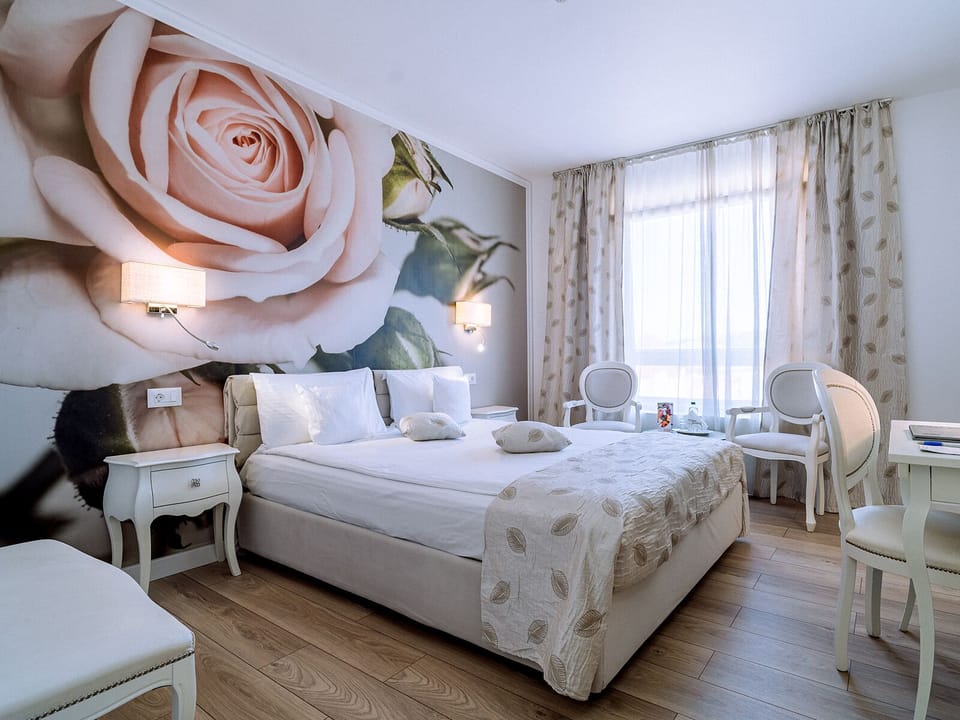 Standard Double Room | Minibar, in-room safe, desk, laptop workspace