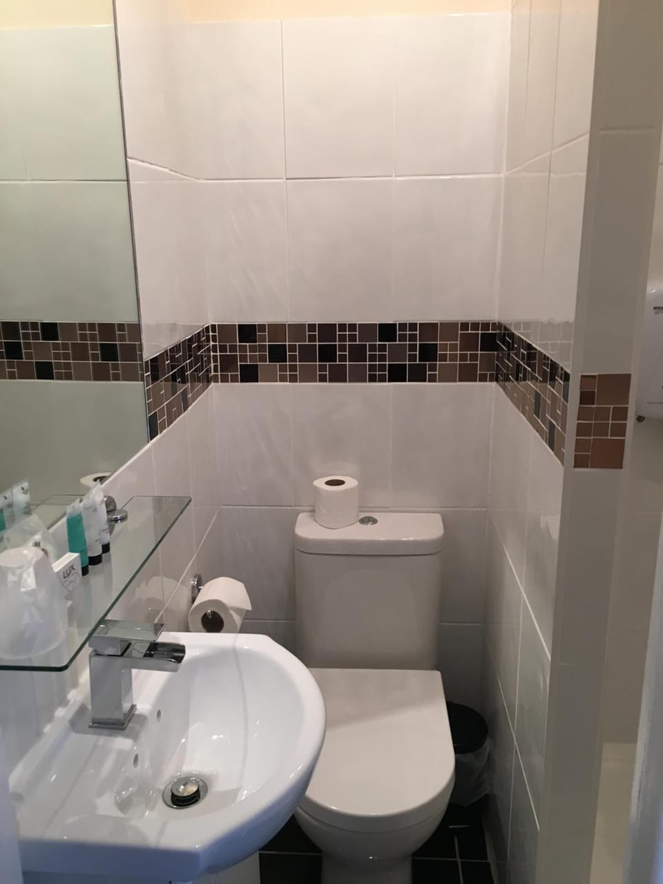 Hair dryer, towels