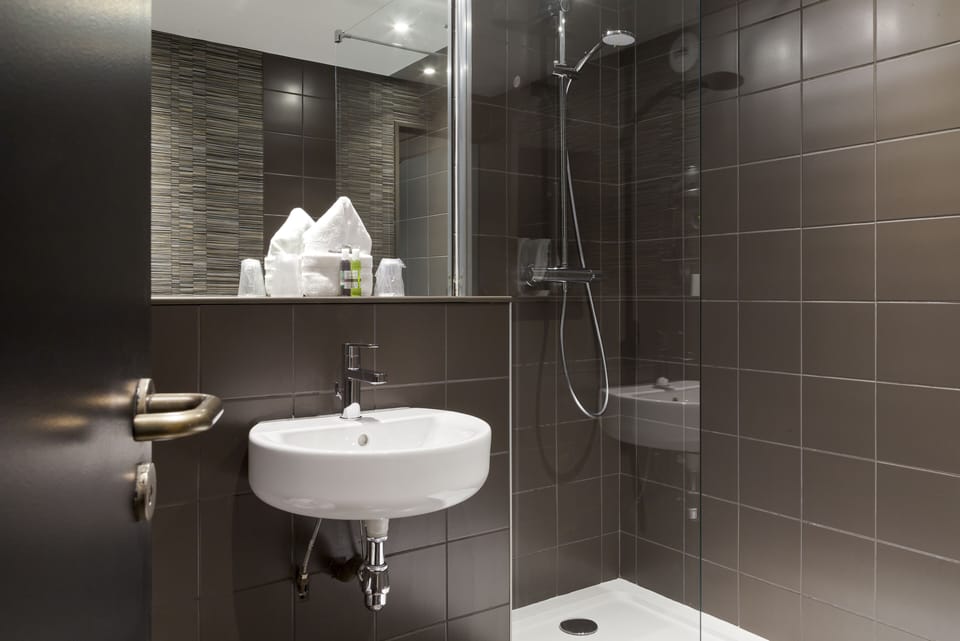 Standard Double or Twin Room | Bathroom | Hair dryer, towels