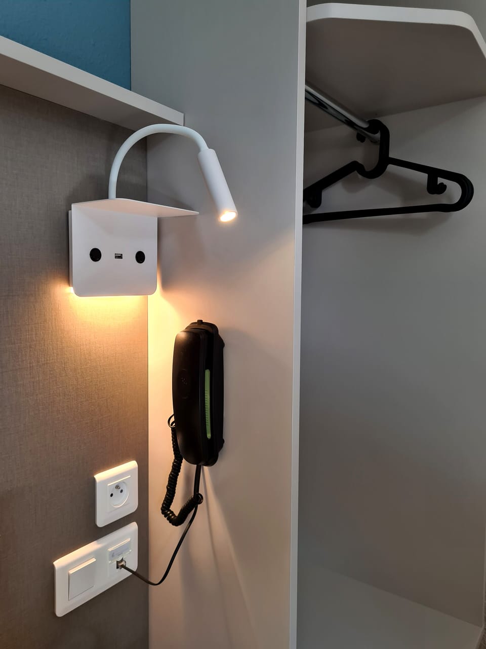 Premium bedding, desk, soundproofing, iron/ironing board