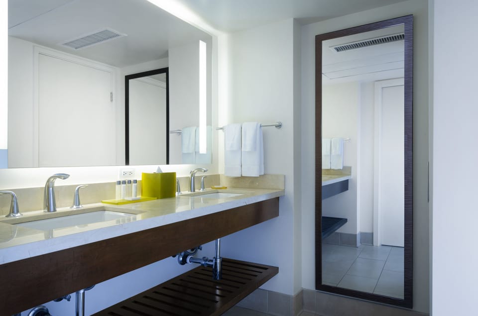 Suite, 1 Bedroom, Oceanfront | Bathroom | Eco-friendly toiletries, hair dryer, towels