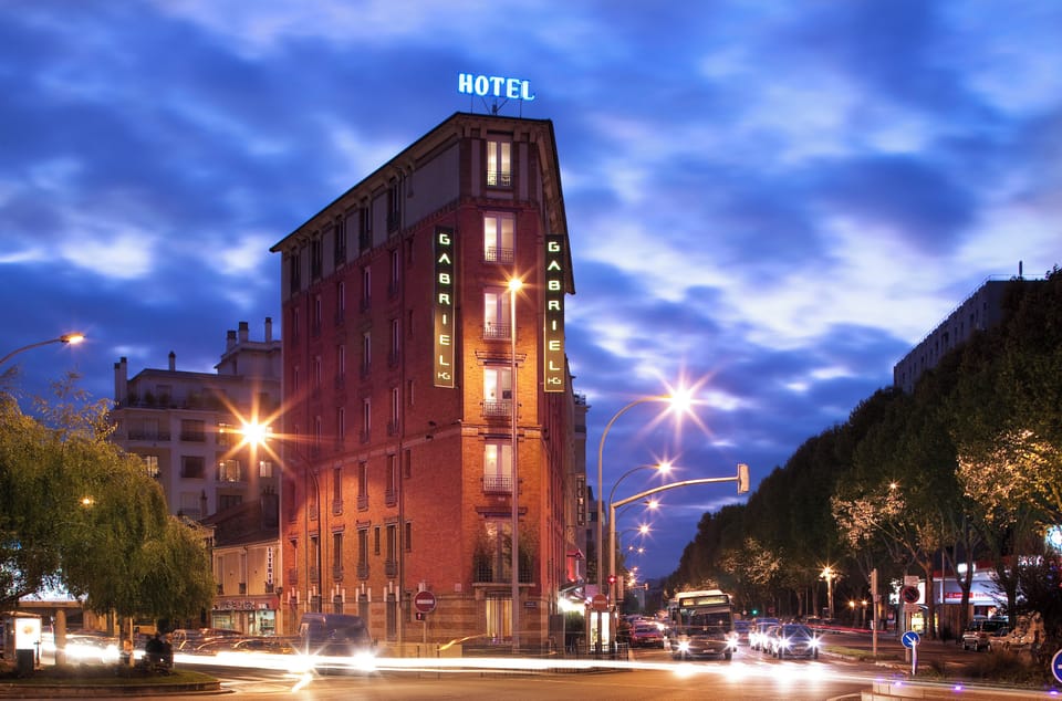 Front of property - evening/night