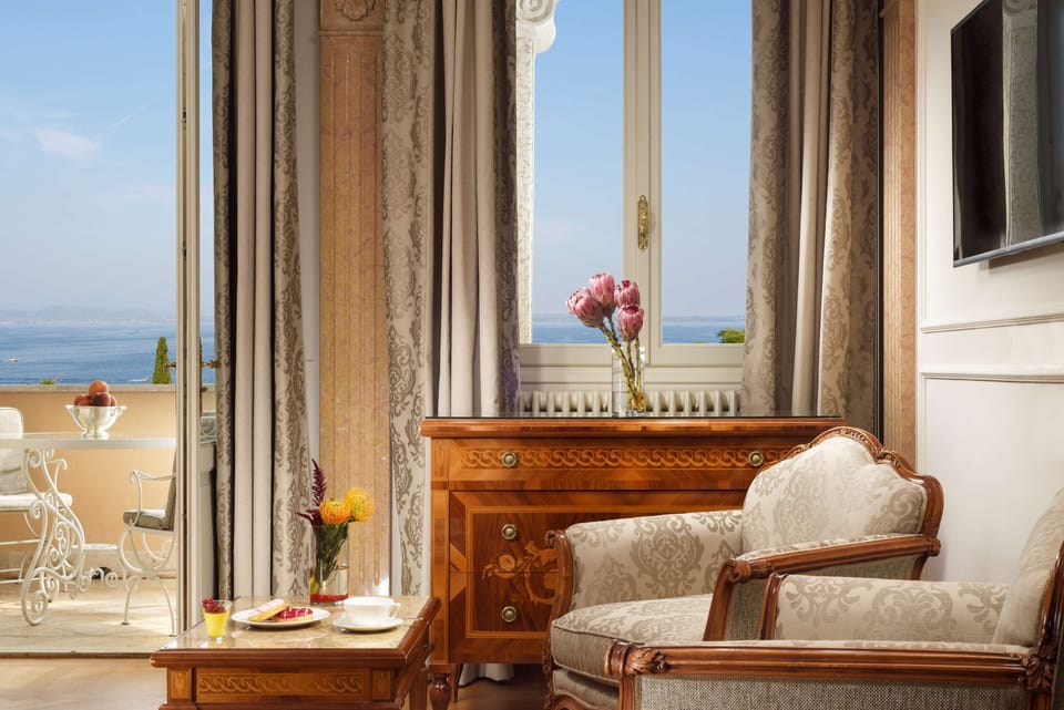 Exclusive Room, Terrace, Lake View | Premium bedding, down comforters, pillowtop beds, minibar