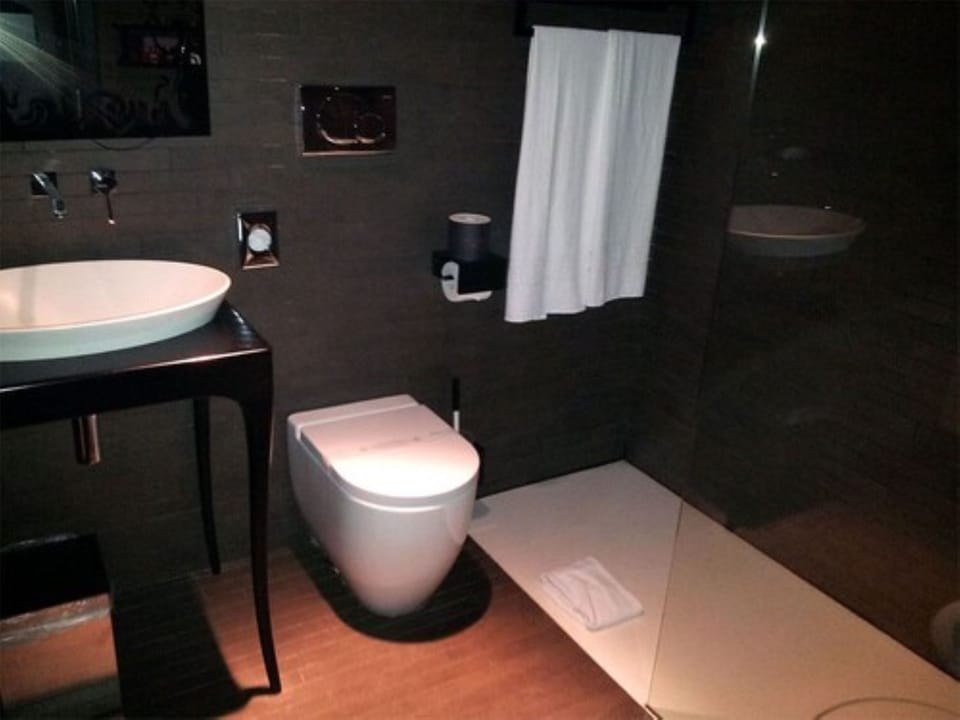 Shower, hair dryer, bathrobes, slippers