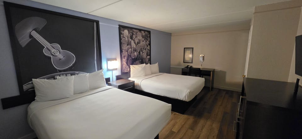 Pillowtop beds, in-room safe, desk, iron/ironing board