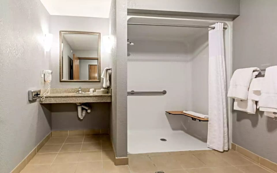 Free toiletries, hair dryer, towels