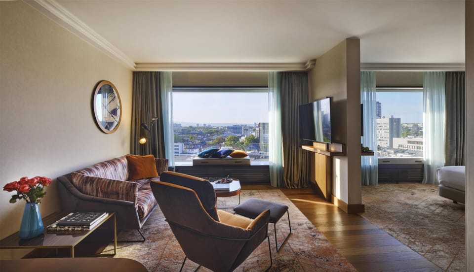 Suite, 1 Bedroom | Living area | LCD TV, MP3 dock