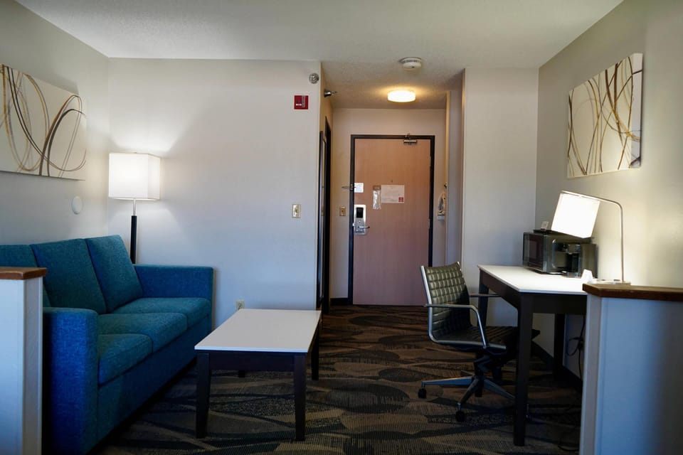 Efficiency Suite King Non Smoking 1 person Sofa bed | Premium bedding, desk, blackout drapes, soundproofing