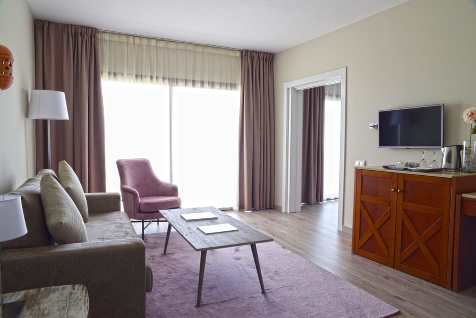 Suite (2 adults + 2 children) | Down comforters, minibar, desk, free WiFi