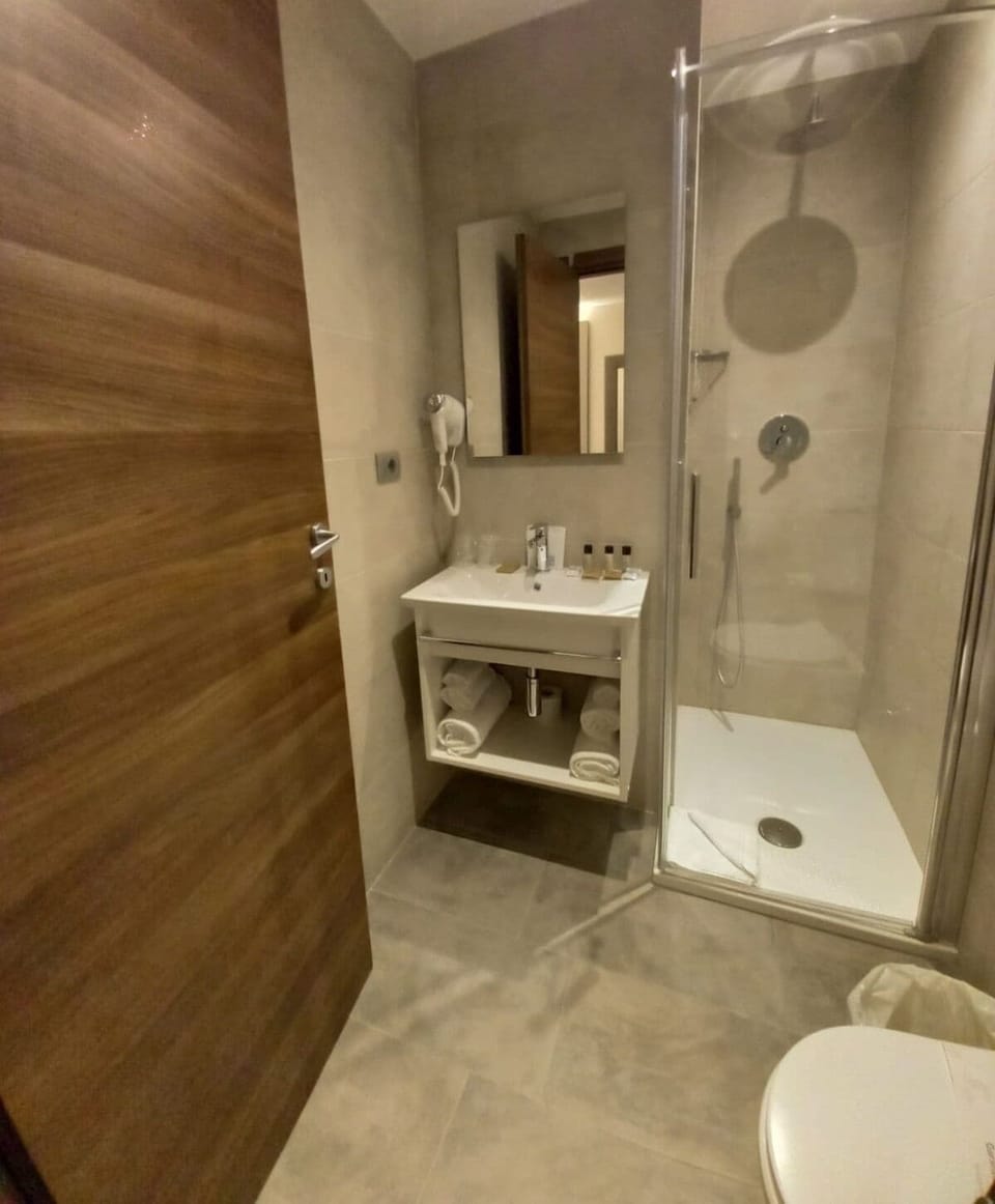 Classic Double or Twin Room | Bathroom | Shower, free toiletries, hair dryer, slippers