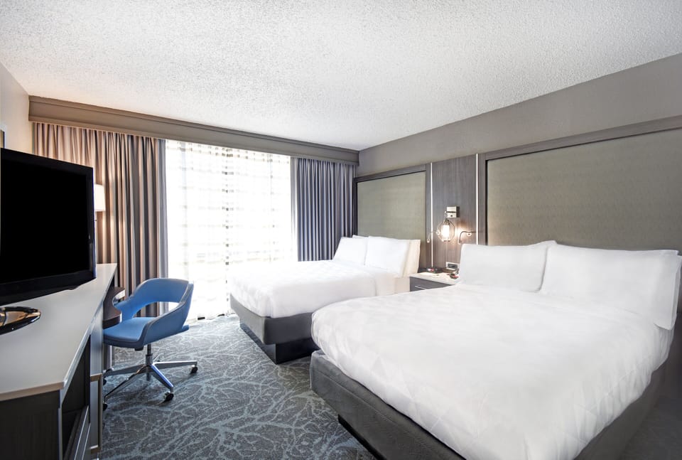 In-room safe, desk, laptop workspace, iron/ironing board