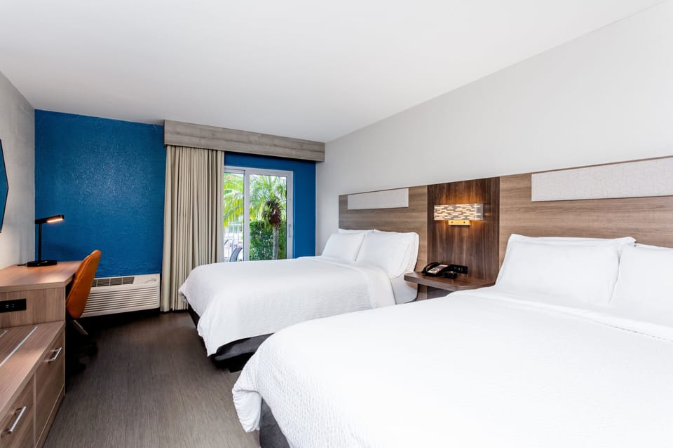 Standard Room, 2 Queen Beds, Pool Access | Premium bedding, pillowtop beds, in-room safe, desk