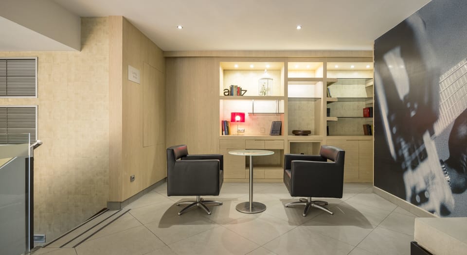 Lobby sitting area