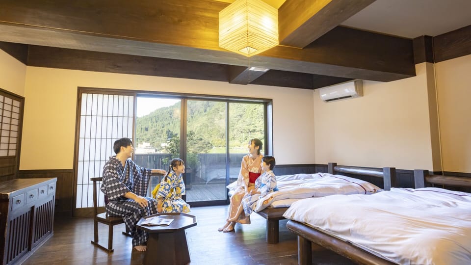 "Tenkuan" Suite Japanese Western Style with Open-air Bath, Non-Smoking | In-room safe, desk, iron/ironing board (on request), WiFi (free)