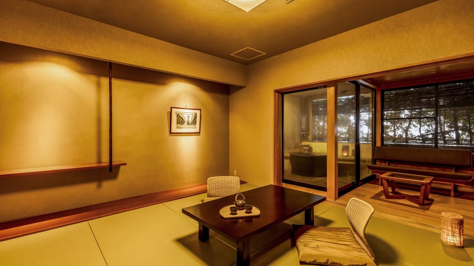 Superior Japanese Style 3-pax Room with Open-air Bath, Non-Smoking | In-room safe, desk, iron/ironing board (on request), WiFi (free)