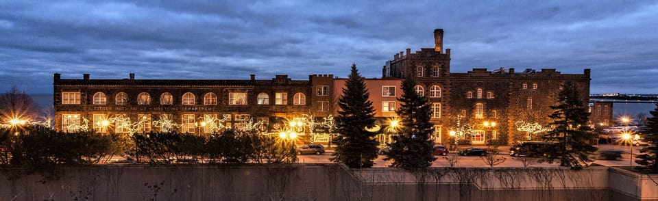 Front of property - evening/night