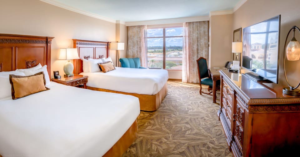 Standard Room, 2 Queen Beds | Egyptian cotton sheets, premium bedding, pillowtop beds, in-room safe