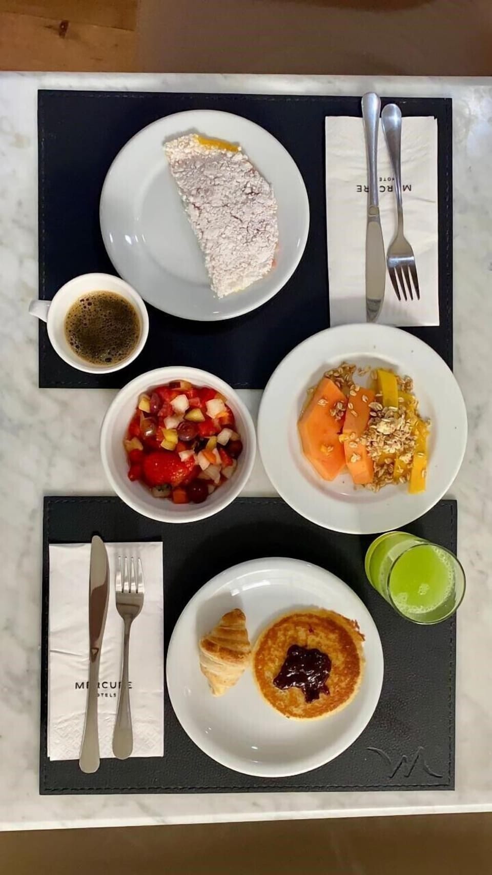 Daily buffet breakfast for a fee