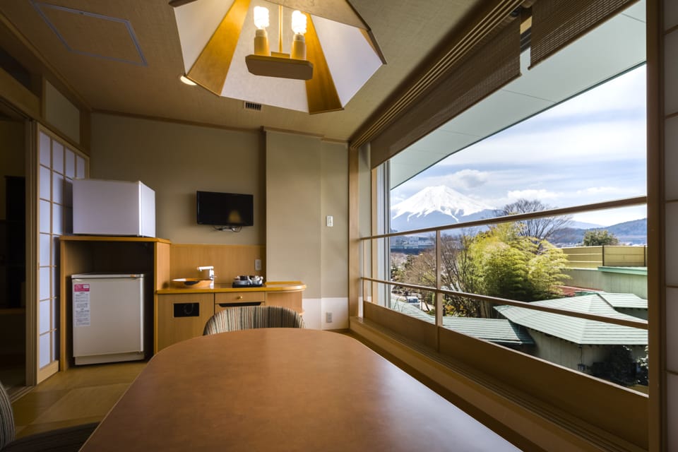 "Waraku" Yuraku Yamabiko-tei Japanese Style Room with Open-Air Bath Mount Fuji View - Non-Smoking | View from room