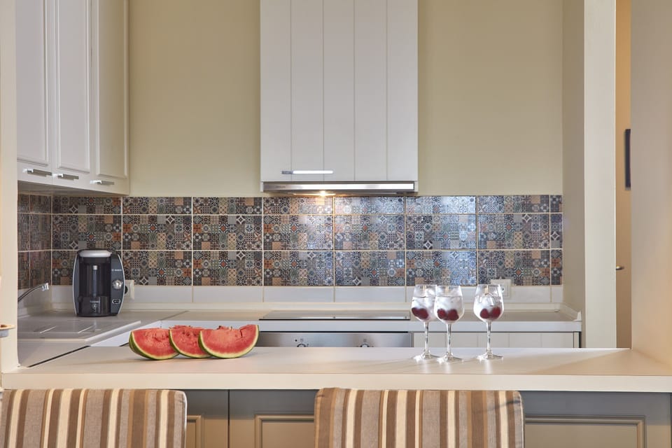 Executive Villa, Private Pool | Private kitchen | Fridge, espresso maker, electric kettle