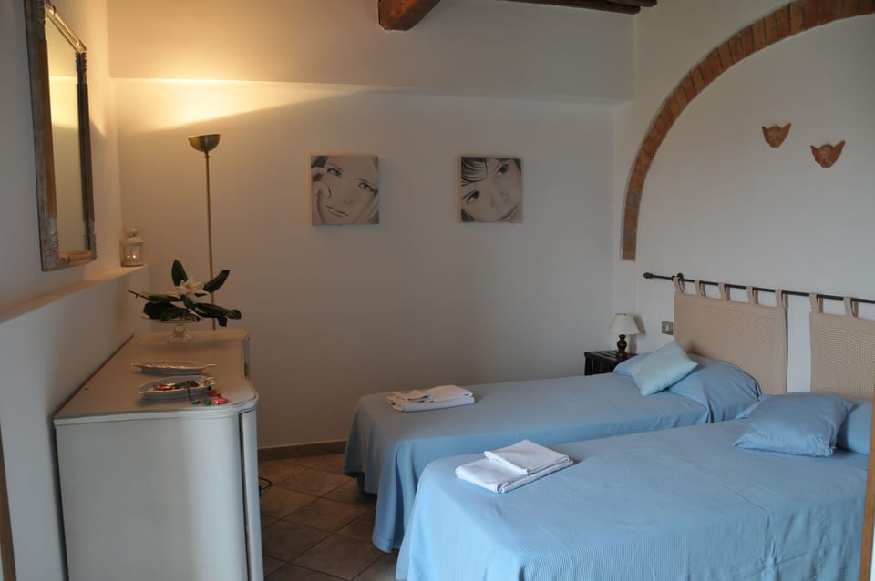Apartment, 2 Bedrooms, Annex Building  700 mt from the Pool (Stalla) | Desk, iron/ironing board, WiFi (free), bed sheets