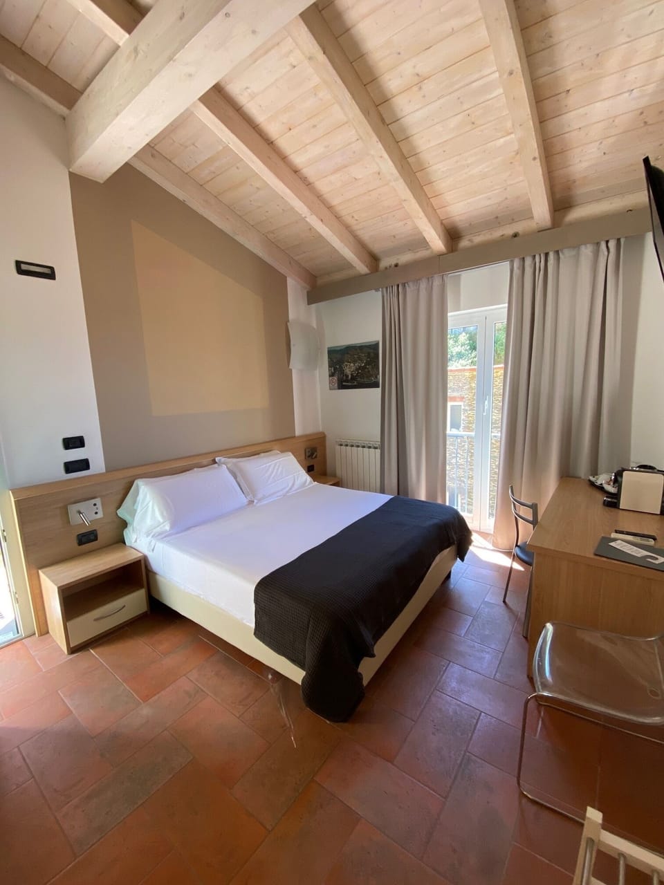 Standard Double Room, 1 Double Bed, Patio | 1 bedroom, down comforters, soundproofing