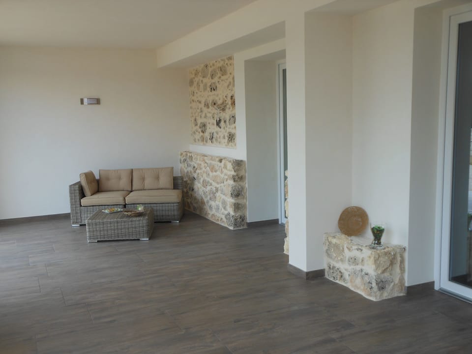 Comfort Quadruple Room, 2 Bedrooms, Ground Floor | Living area | LED TV