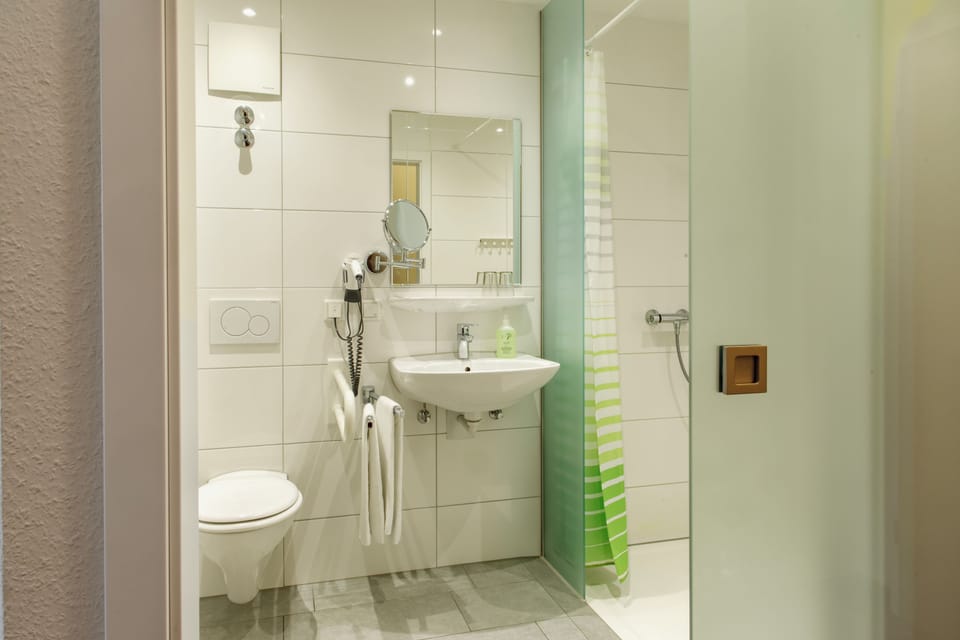 Double Room | Bathroom | Shower, free toiletries, hair dryer, towels
