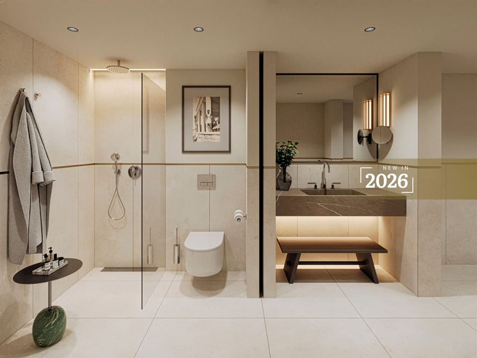 Superior Double Room, Balcony, Sea View | Bathroom | Deep soaking tub, free toiletries, hair dryer, bathrobes