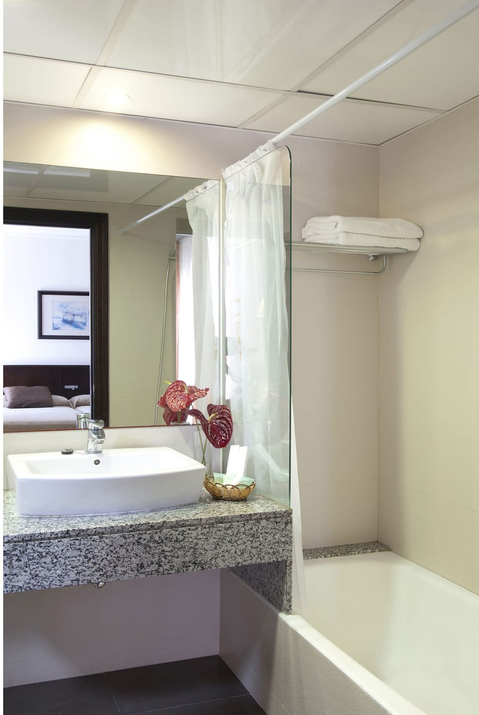 Superior Double or Twin Room, Terrace, City View | Bathroom | Eco-friendly toiletries, hair dryer, towels, soap