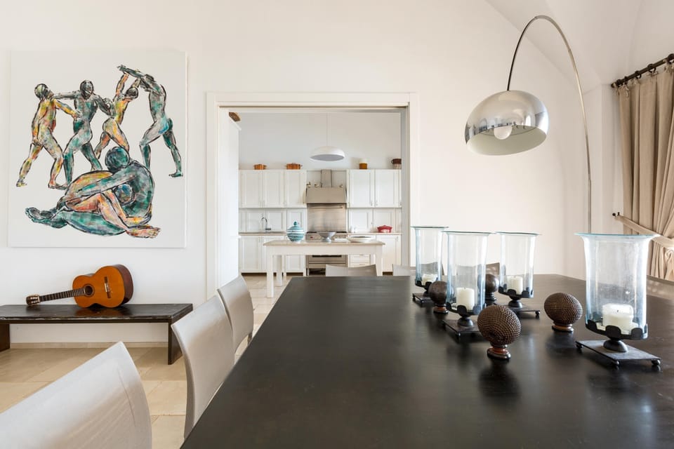 Villa, 6 Bedrooms | Living area | TV, fireplace, DVD player