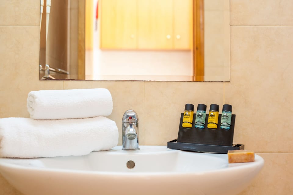 Studio, Balcony, Pool View | Bathroom amenities | Shower, free toiletries, hair dryer, towels