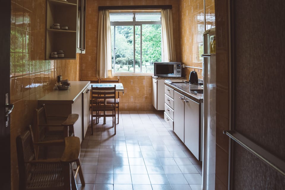 Shared fridge, microwave