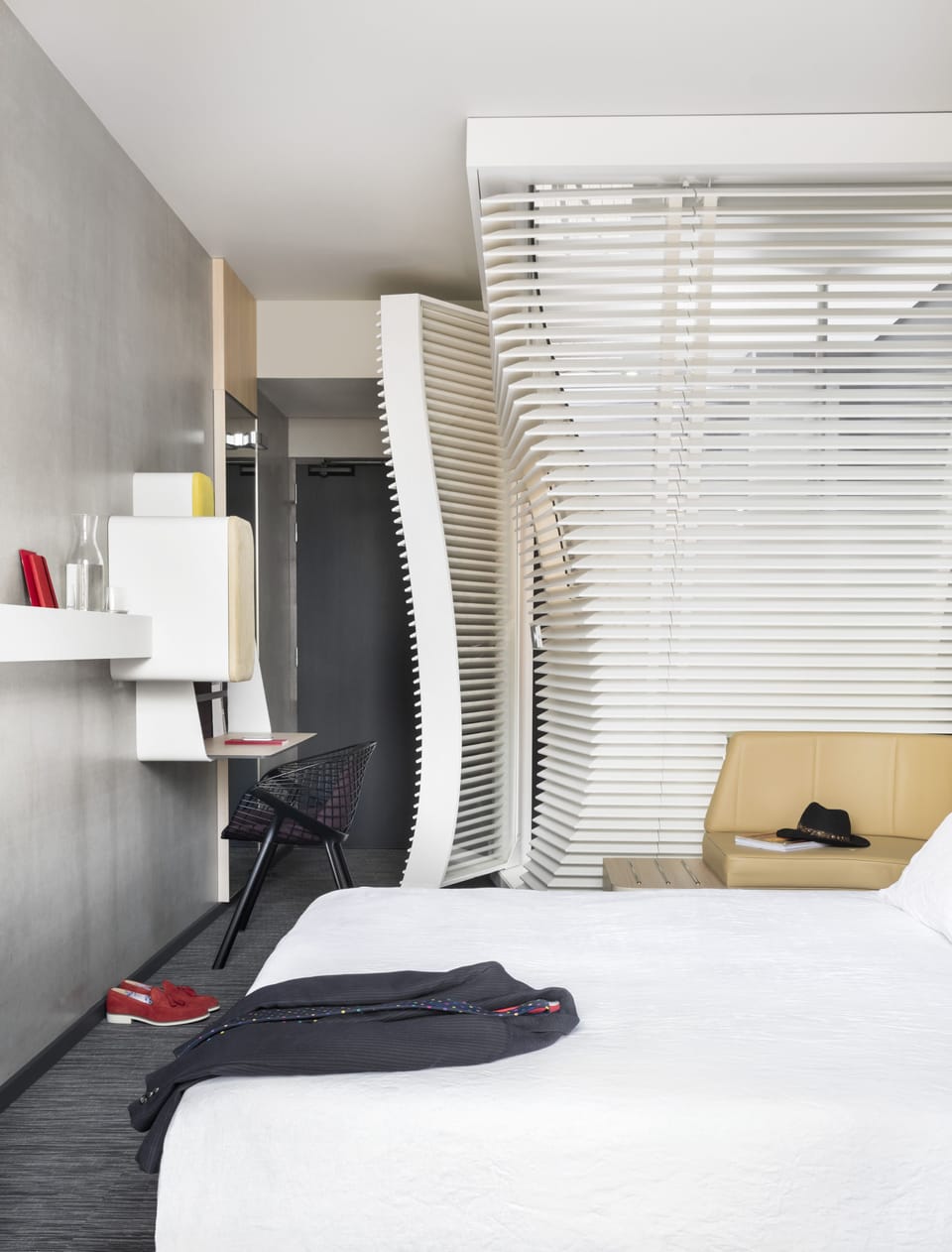 Premium bedding, down comforters, in-room safe, desk