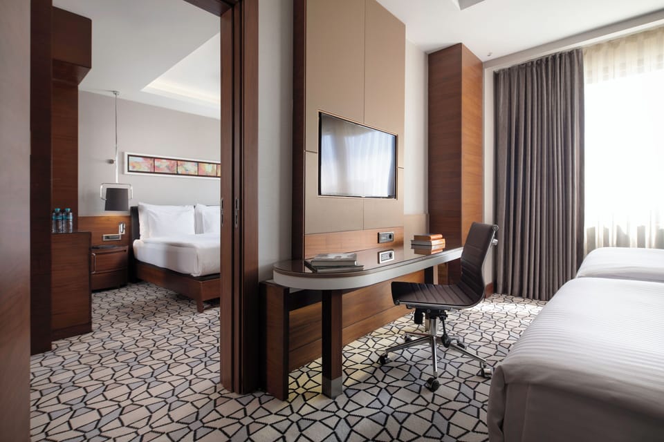 Premium bedding, minibar, in-room safe, desk