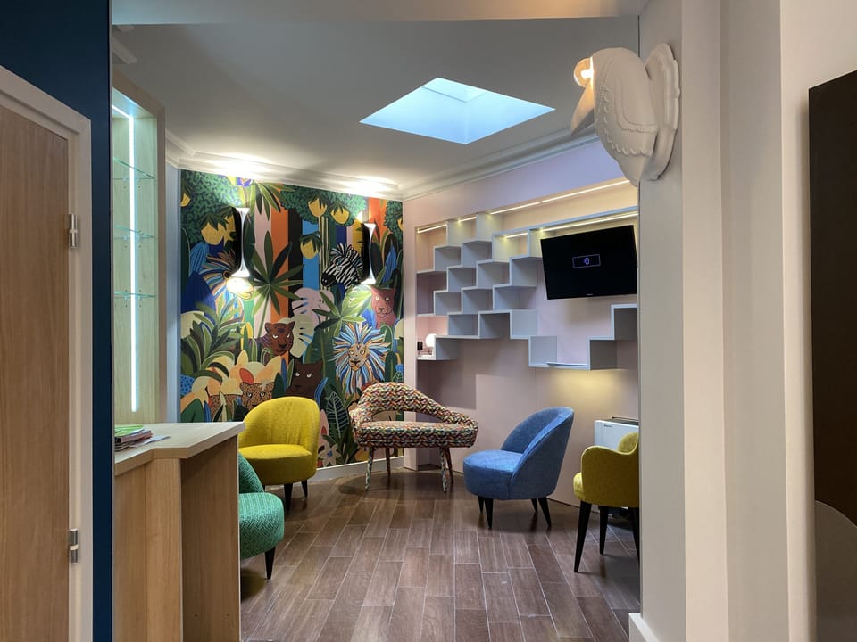 Lobby sitting area
