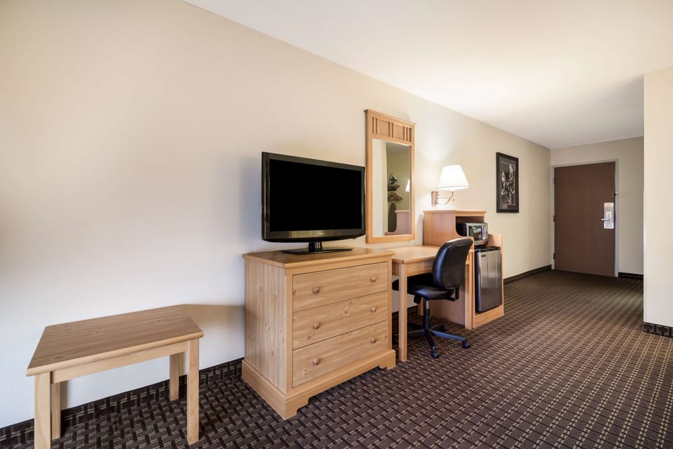 Standard Room, 1 King Bed, Accessible, Refrigerator & Microwave | In-room safe, desk, iron/ironing board, free cribs/infant beds