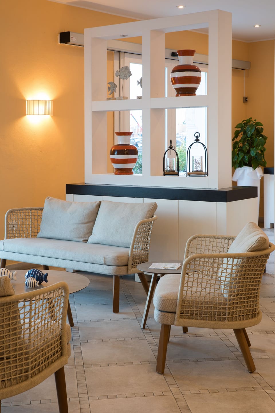 Lobby sitting area