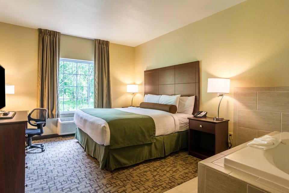 Suite, 1 King Bed, Non Smoking, Jetted Tub | In-room safe, desk, iron/ironing board, free WiFi